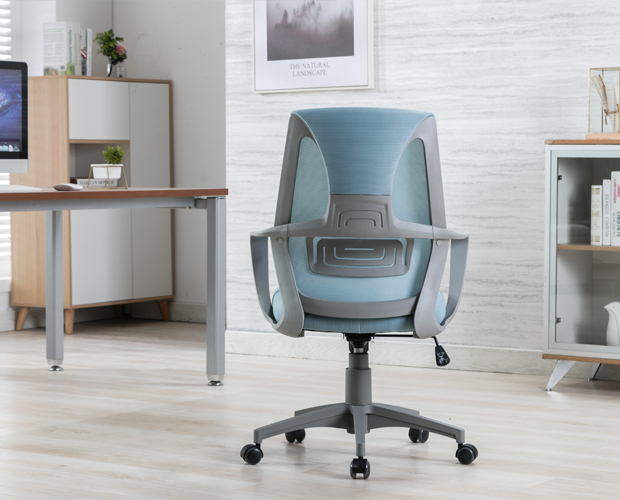 HC-901M Gray Mesh Medium Back Ergonomics Office Chair