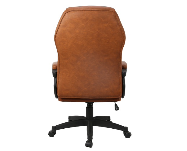 HC-5H07 Orange Leather Office Chair