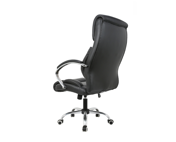 HC-2504 Black Leather Office Chair
