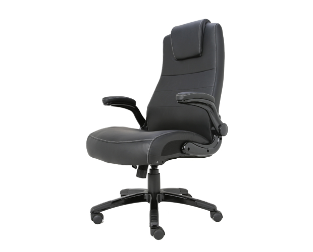 HC-2539 Black Leather Office Chair