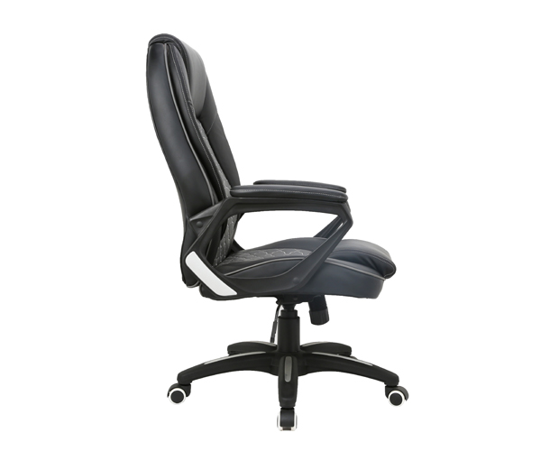 HC-2553 Black Leather Office Chair