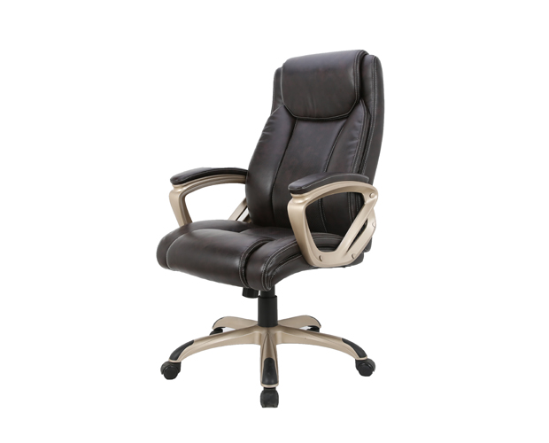 HC-2570 Brown Leather Office Chair