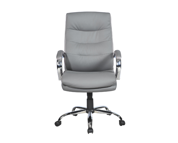 HC-2599 Black And Gray Leather Office Chair