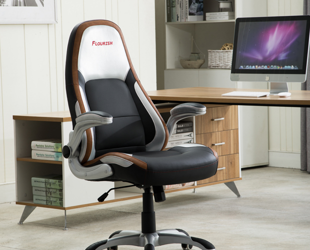 HC-2631 Black Leather Office Chair