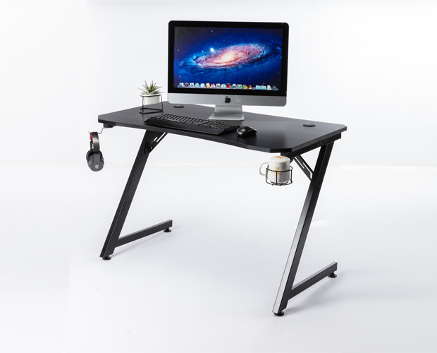 HC-GT-012 Black Metal Frame Office Desk