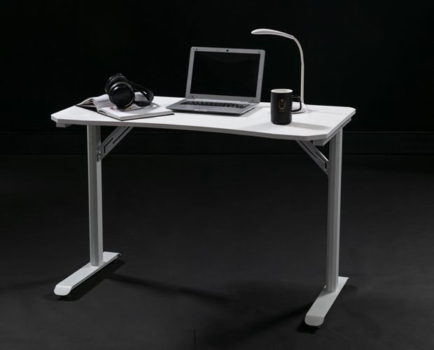 HC-GT-014 White Metal Frame Office Desk