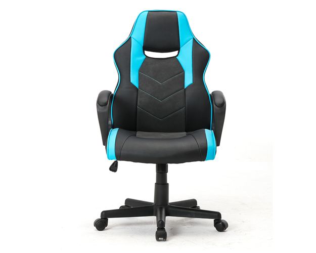 HC-2617 Black And Blue Leather Gaming Chair